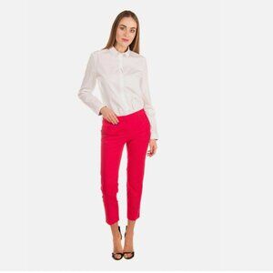 EMPORIO ARMANI Trousers Size M Stretch Zip Fly Cropped